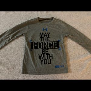 RARE Under Armour Star Wars long sleeve 4T